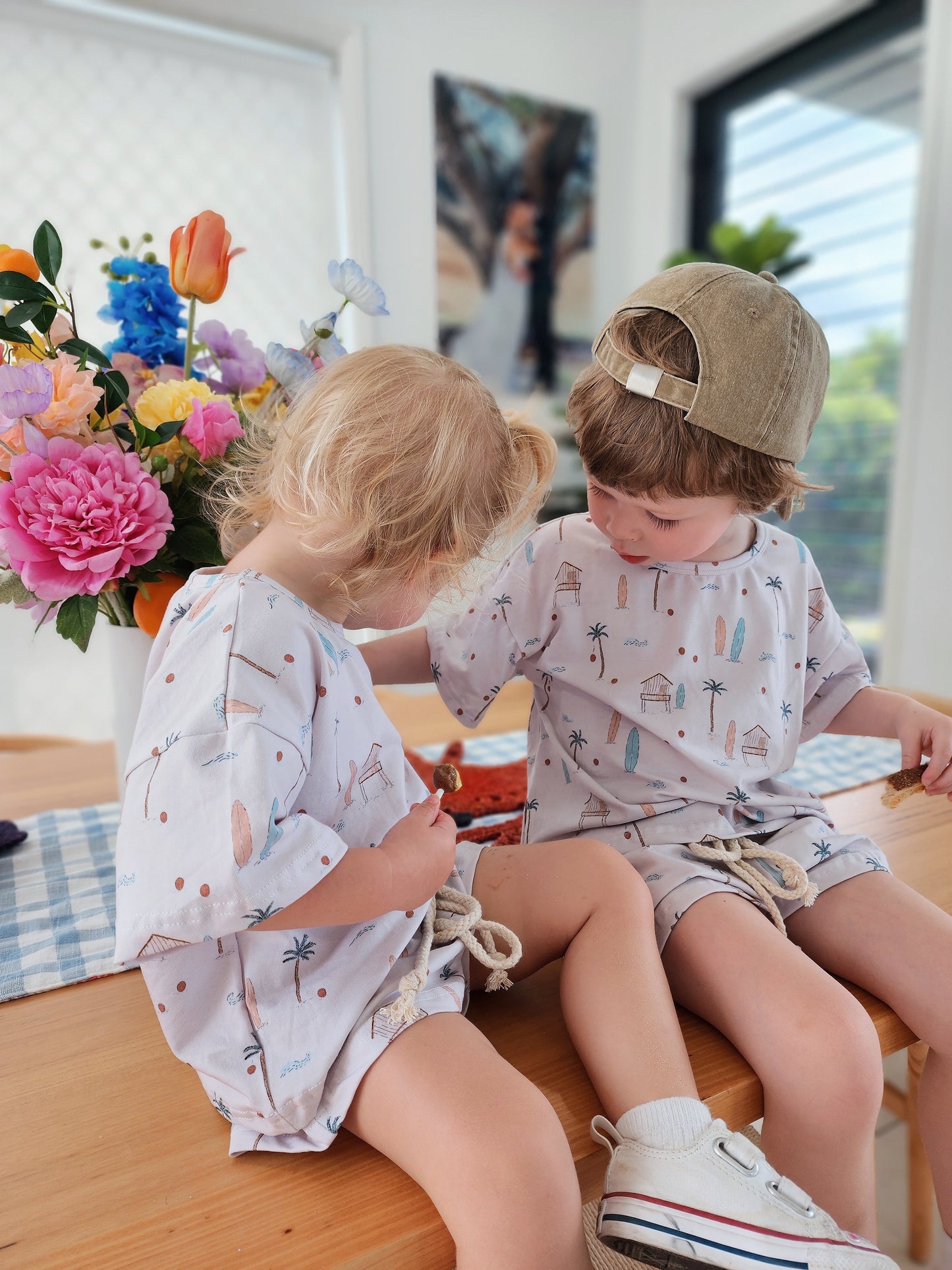 Surf Shack Two-Piece Matching Toddler Set