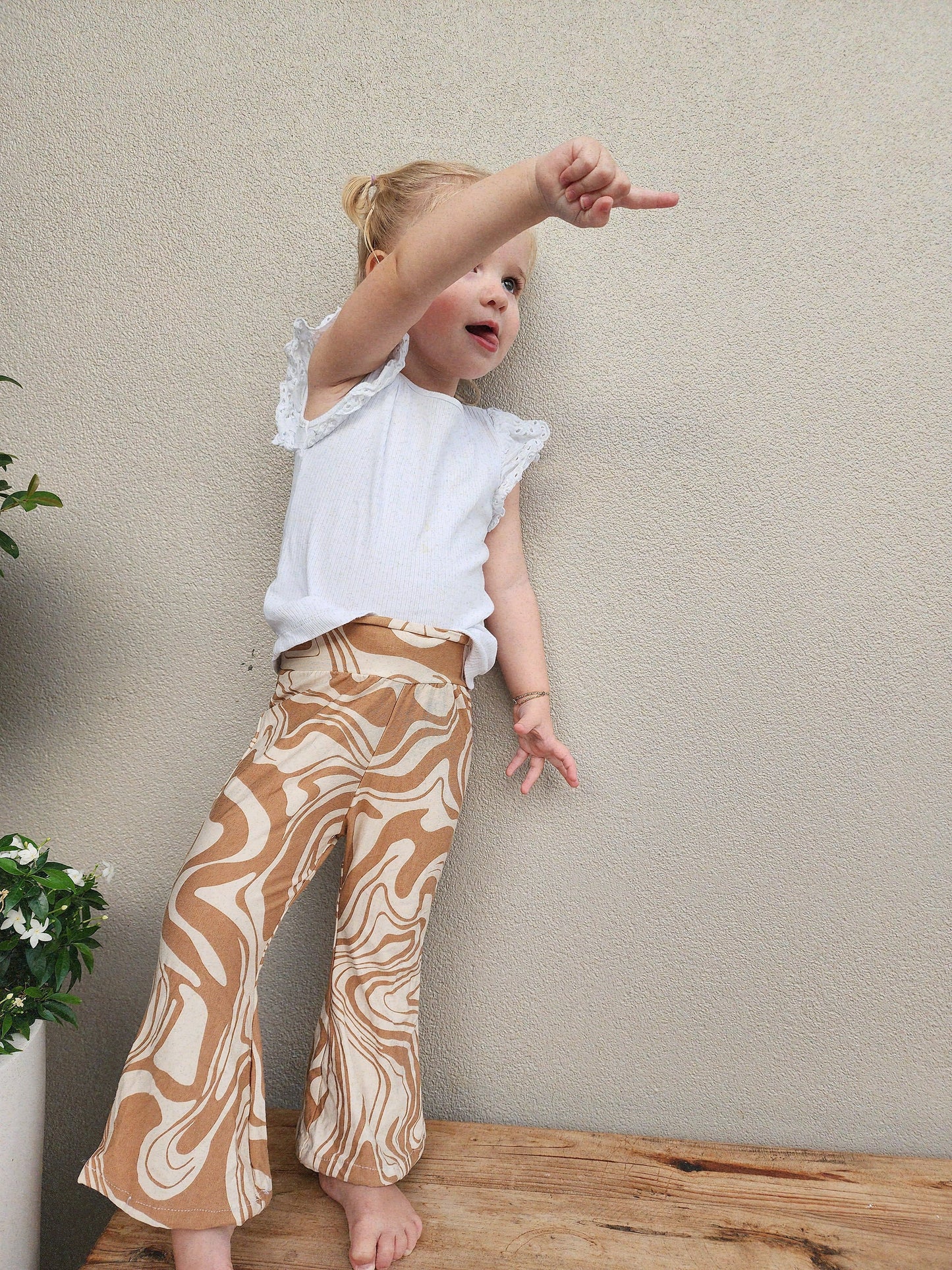 TODDLER FLARES - ESPRESSO