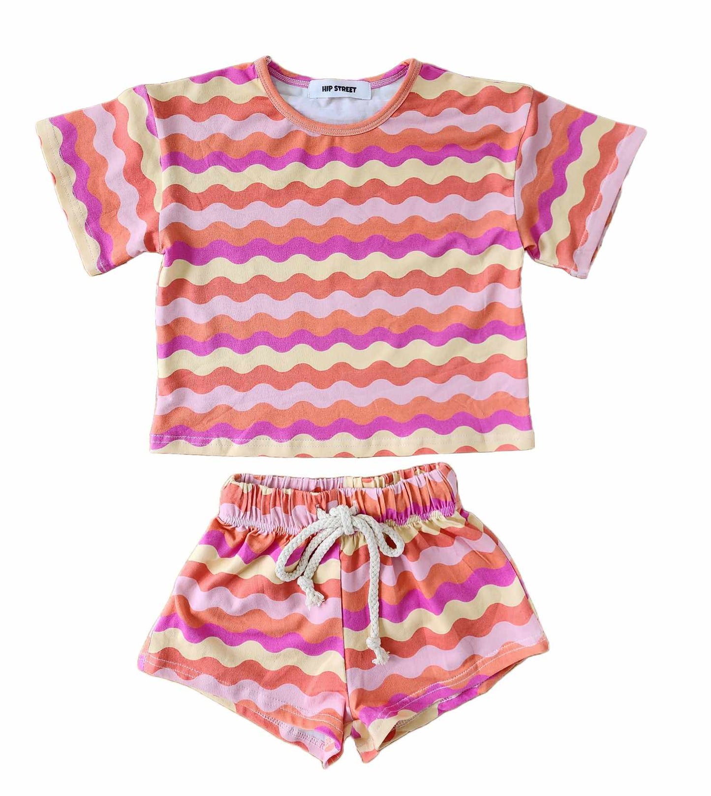 Sunset Girl Two-Piece Matching Toddler Set
