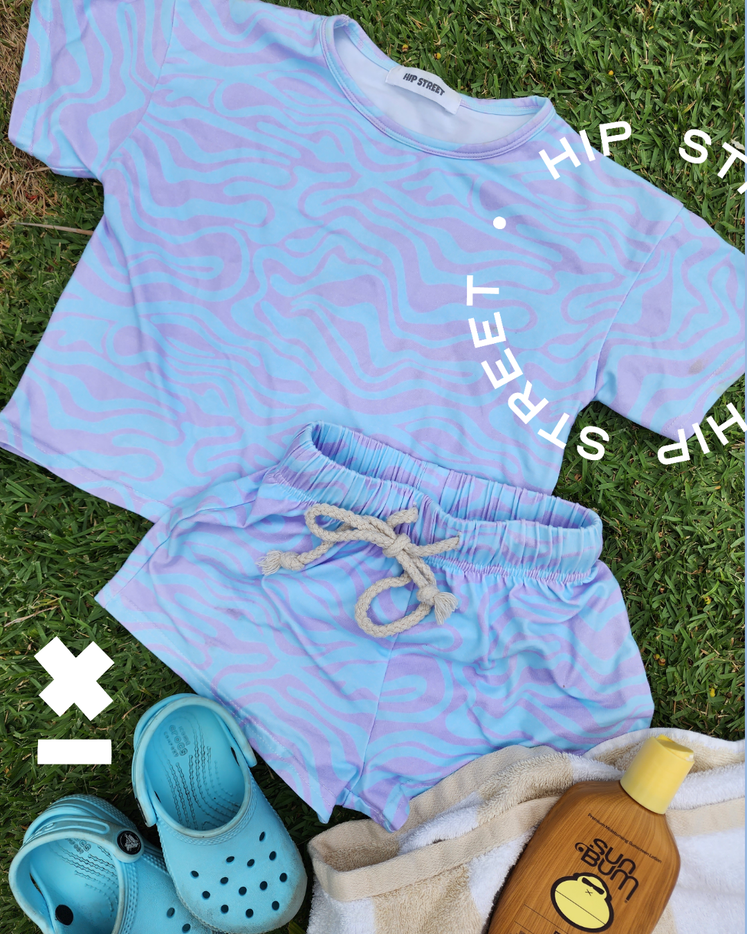 Wavy Days Two-Piece Matching Toddler Set
