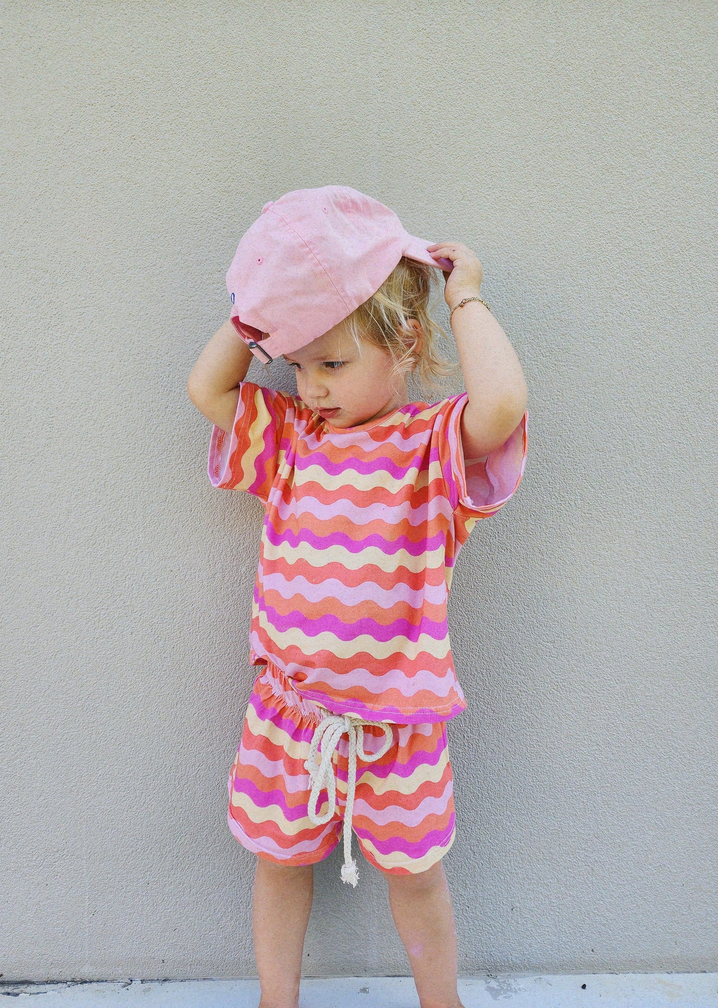 Sunset Girl Two-Piece Matching Toddler Set