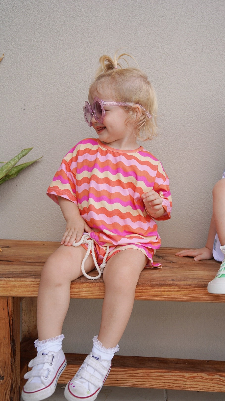 Sunset Girl Two-Piece Matching Toddler Set