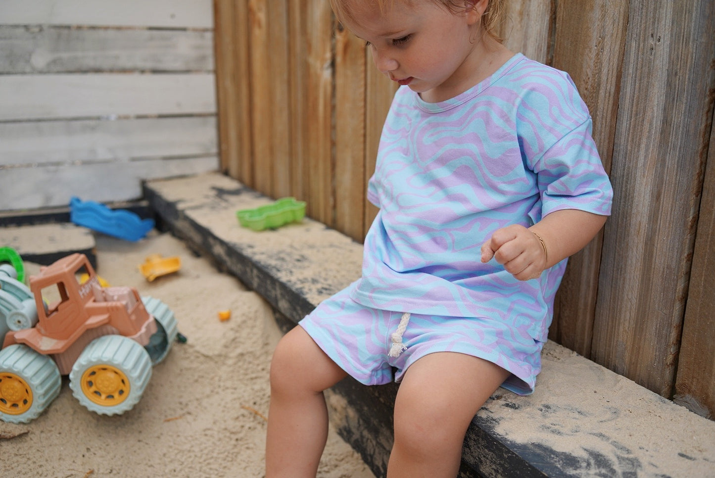 Wavy Days Two-Piece Matching Toddler Set