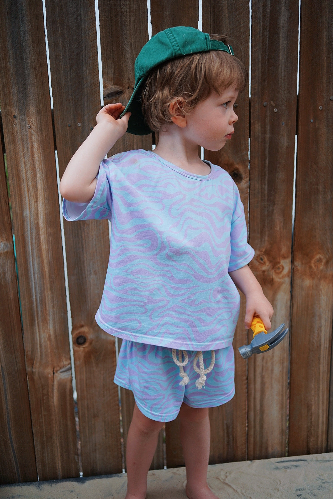 Wavy Days Two-Piece Matching Toddler Set