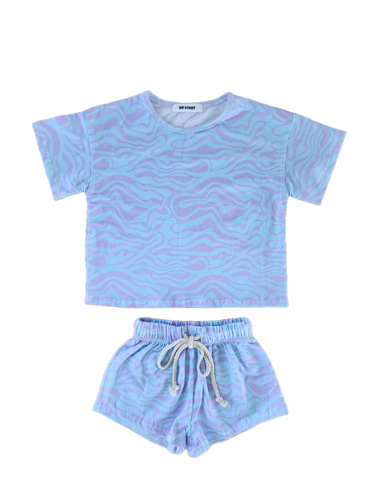 Wavy Days Two-Piece Matching Toddler Set